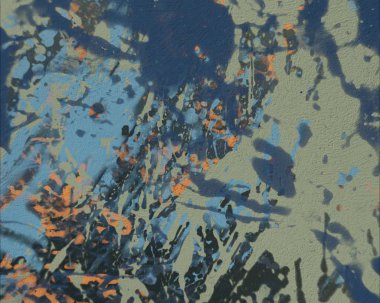 Grunge çağdaş sanat. El sanat yapılmış. renkli doku. Modern sanat. Yağlı boya darbeleri. Darbeleri. Sanatsal arka plan. Soyut resim tuval üzerine.