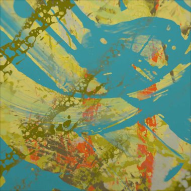 Grunge çağdaş sanat. El sanat yapılmış. renkli doku. Modern sanat. Yağlı boya darbeleri. Darbeleri. Sanatsal arka plan. Soyut resim tuval üzerine.