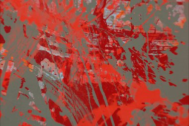 Grunge çağdaş sanat. El sanat yapılmış. renkli doku. Modern sanat. Yağlı boya darbeleri. Darbeleri. Sanatsal arka plan. Soyut resim tuval üzerine.