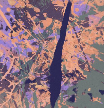 Grunge çağdaş sanat. El sanat yapılmış. renkli doku. Modern sanat. Yağlı boya darbeleri. Darbeleri. Sanatsal arka plan. Soyut resim tuval üzerine.