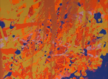 Grunge çağdaş sanat. El sanat yapılmış. renkli doku. Modern sanat. Yağlı boya darbeleri. Darbeleri. Sanatsal arka plan. Soyut resim tuval üzerine.