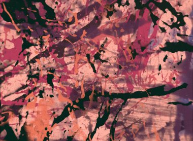 Grunge çağdaş sanat. El sanat yapılmış. renkli doku. Modern sanat. Yağlı boya darbeleri. Darbeleri. Sanatsal arka plan. Soyut resim tuval üzerine.