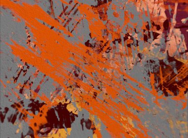Grunge çağdaş sanat. El sanat yapılmış. renkli doku. Modern sanat. Yağlı boya darbeleri. Darbeleri. Sanatsal arka plan. Soyut resim tuval üzerine.