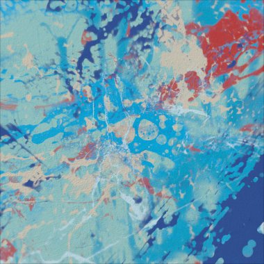 Grunge çağdaş sanat. El sanat yapılmış. renkli doku. Modern sanat. Yağlı boya darbeleri. Darbeleri. Sanatsal arka plan. Soyut resim tuval üzerine.