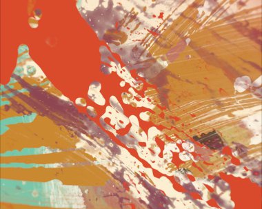 Grunge çağdaş sanat. El sanat yapılmış. renkli doku. Modern sanat. Yağlı boya darbeleri. Darbeleri. Sanatsal arka plan. Soyut resim tuval üzerine.