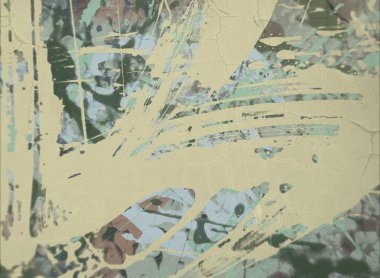 Grunge çağdaş sanat. El sanat yapılmış. renkli doku. Modern sanat. Yağlı boya darbeleri. Darbeleri. Sanatsal arka plan. Soyut resim tuval üzerine.