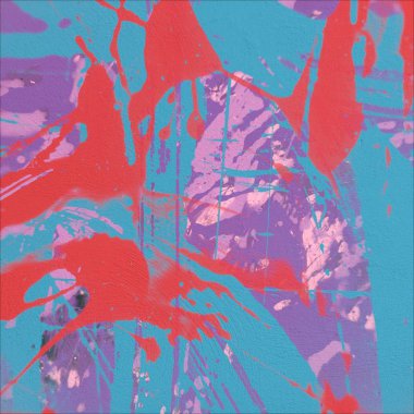 Grunge çağdaş sanat. El sanat yapılmış. renkli doku. Modern sanat. Yağlı boya darbeleri. Darbeleri. Sanatsal arka plan. Soyut resim tuval üzerine.