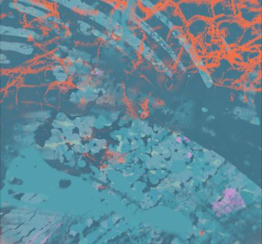 Grunge çağdaş sanat. El sanat yapılmış. renkli doku. Modern sanat. Yağlı boya darbeleri. Darbeleri. Sanatsal arka plan. Soyut resim tuval üzerine.
