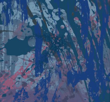 Grunge çağdaş sanat. El sanat yapılmış. renkli doku. Modern sanat. Yağlı boya darbeleri. Darbeleri. Sanatsal arka plan. Soyut resim tuval üzerine.