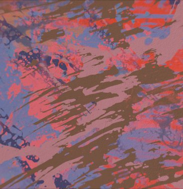 Grunge çağdaş sanat. El sanat yapılmış. renkli doku. Modern sanat. Yağlı boya darbeleri. Darbeleri. Sanatsal arka plan. Soyut resim tuval üzerine.