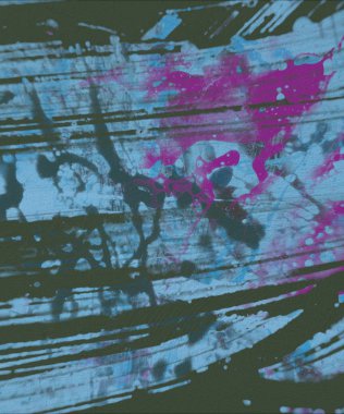 Grunge çağdaş sanat. El sanat yapılmış. renkli doku. Modern sanat. Yağlı boya darbeleri. Darbeleri. Sanatsal arka plan. Soyut resim tuval üzerine.