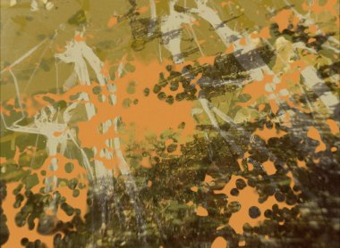 Grunge çağdaş sanat. El sanat yapılmış. renkli doku. Modern sanat. Yağlı boya darbeleri. Darbeleri. Sanatsal arka plan. Soyut resim tuval üzerine.