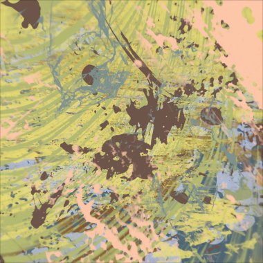 Grunge çağdaş sanat. El sanat yapılmış. renkli doku. Modern sanat. Yağlı boya darbeleri. Darbeleri. Sanatsal arka plan. Soyut resim tuval üzerine.
