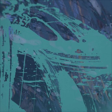 Grunge çağdaş sanat. El sanat yapılmış. renkli doku. Modern sanat. Yağlı boya darbeleri. Darbeleri. Sanatsal arka plan. Soyut resim tuval üzerine.