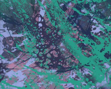 Grunge çağdaş sanat. El sanat yapılmış. renkli doku. Modern sanat. Yağlı boya darbeleri. Darbeleri. Sanatsal arka plan. Soyut resim tuval üzerine.