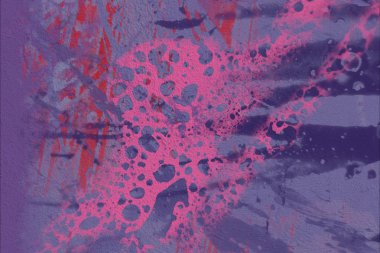 Grunge çağdaş sanat. El sanat yapılmış. renkli doku. Modern sanat. Yağlı boya darbeleri. Darbeleri. Sanatsal arka plan. Soyut resim tuval üzerine.