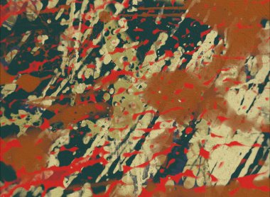 Grunge çağdaş sanat. El sanat yapılmış. renkli doku. Modern sanat. Yağlı boya darbeleri. Darbeleri. Sanatsal arka plan. Soyut resim tuval üzerine.