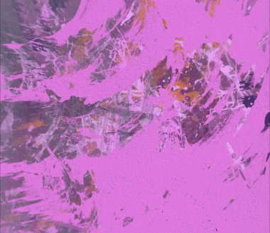 Grunge çağdaş sanat. El sanat yapılmış. renkli doku. Modern sanat. Yağlı boya darbeleri. Darbeleri. Sanatsal arka plan. Soyut resim tuval üzerine.