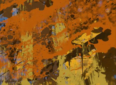 Grunge çağdaş sanat. El sanat yapılmış. renkli doku. Modern sanat. Yağlı boya darbeleri. Darbeleri. Sanatsal arka plan. Soyut resim tuval üzerine.