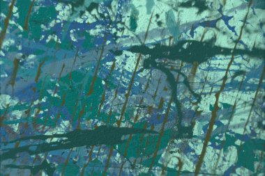 Grunge çağdaş sanat. El sanat yapılmış. renkli doku. Modern sanat. Yağlı boya darbeleri. Darbeleri. Sanatsal arka plan. Soyut resim tuval üzerine.