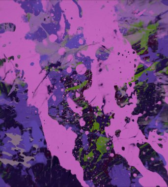 Grunge çağdaş sanat. El sanat yapılmış. renkli doku. Modern sanat. Yağlı boya darbeleri. Darbeleri. Sanatsal arka plan. Soyut resim tuval üzerine.