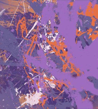 Grunge çağdaş sanat. El sanat yapılmış. renkli doku. Modern sanat. Yağlı boya darbeleri. Darbeleri. Sanatsal arka plan. Soyut resim tuval üzerine.