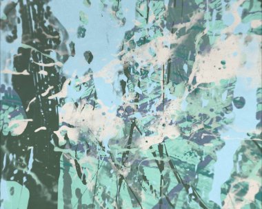 Grunge çağdaş sanat. El sanat yapılmış. renkli doku. Modern sanat. Yağlı boya darbeleri. Darbeleri. Sanatsal arka plan. Soyut resim tuval üzerine.