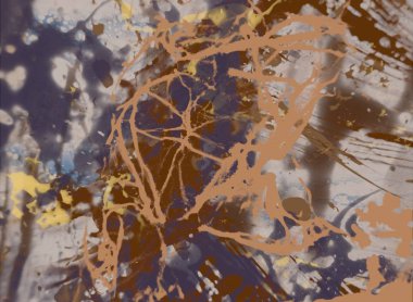 Grunge çağdaş sanat. El sanat yapılmış. renkli doku. Modern sanat. Yağlı boya darbeleri. Darbeleri. Sanatsal arka plan. Soyut resim tuval üzerine.