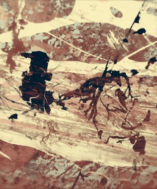Grunge çağdaş sanat. El sanat yapılmış. renkli doku. Modern sanat. Yağlı boya darbeleri. Darbeleri. Sanatsal arka plan. Soyut resim tuval üzerine.