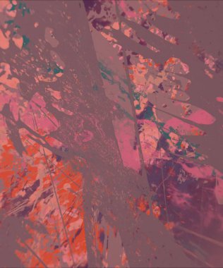 Grunge çağdaş sanat. El sanat yapılmış. renkli doku. Modern sanat. Yağlı boya darbeleri. Darbeleri. Sanatsal arka plan. Soyut resim tuval üzerine.