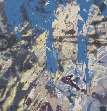 Grunge çağdaş sanat. El sanat yapılmış. renkli doku. Modern sanat. Yağlı boya darbeleri. Darbeleri. Sanatsal arka plan. Soyut resim tuval üzerine.