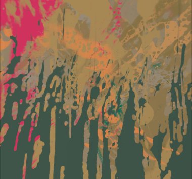 Grunge çağdaş sanat. El sanat yapılmış. renkli doku. Modern sanat. Yağlı boya darbeleri. Darbeleri. Sanatsal arka plan. Soyut resim tuval üzerine.