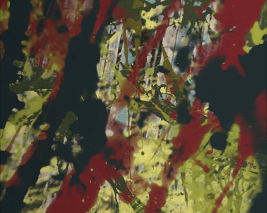 Grunge çağdaş sanat. El sanat yapılmış. renkli doku. Modern sanat. Yağlı boya darbeleri. Darbeleri. Sanatsal arka plan. Soyut resim tuval üzerine.