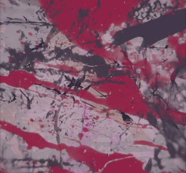 Grunge çağdaş sanat. El sanat yapılmış. renkli doku. Modern sanat. Yağlı boya darbeleri. Darbeleri. Sanatsal arka plan. Soyut resim tuval üzerine.