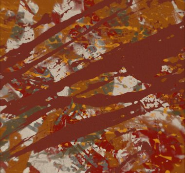 Grunge çağdaş sanat. El sanat yapılmış. renkli doku. Modern sanat. Yağlı boya darbeleri. Darbeleri. Sanatsal arka plan. Soyut resim tuval üzerine.