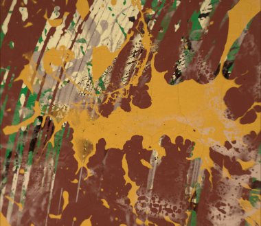 Grunge çağdaş sanat. El sanat yapılmış. renkli doku. Modern sanat. Yağlı boya darbeleri. Darbeleri. Sanatsal arka plan. Soyut resim tuval üzerine.
