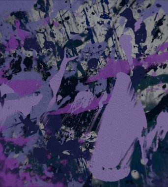 Grunge çağdaş sanat. El sanat yapılmış. renkli doku. Modern sanat. Yağlı boya darbeleri. Darbeleri. Sanatsal arka plan. Soyut resim tuval üzerine.