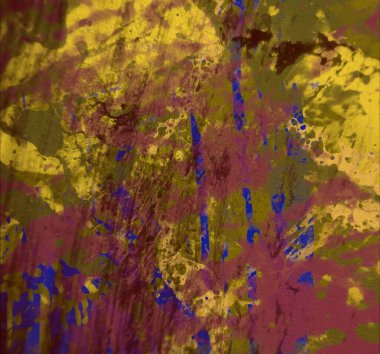 Grunge çağdaş sanat. El sanat yapılmış. renkli doku. Modern sanat. Yağlı boya darbeleri. Darbeleri. Sanatsal arka plan. Soyut resim tuval üzerine.