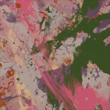 Grunge çağdaş sanat. El sanat yapılmış. renkli doku. Modern sanat. Yağlı boya darbeleri. Darbeleri. Sanatsal arka plan. Soyut resim tuval üzerine.