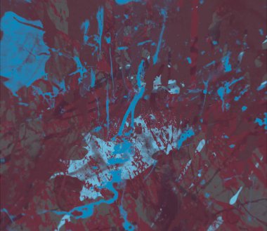 Grunge çağdaş sanat. El sanat yapılmış. renkli doku. Modern sanat. Yağlı boya darbeleri. Darbeleri. Sanatsal arka plan. Soyut resim tuval üzerine.