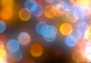 Bokeh ve parlak ışıklar arka plan. Doğal bokeh ve parlak ışıklar Vintage Magic arka plan ile renk Festival arka plan