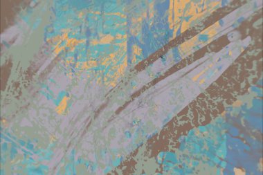 Grunge çağdaş sanat. El sanat yapılmış. renkli doku. Modern sanat. Yağlı boya darbeleri. Darbeleri. Sanatsal arka plan. Soyut resim tuval üzerine.