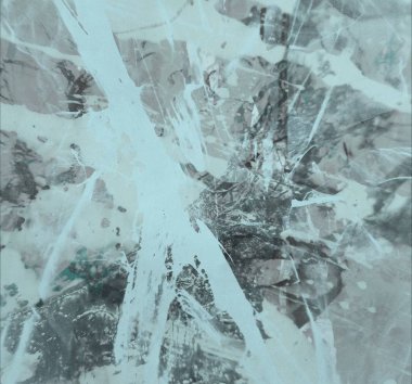 Grunge çağdaş sanat. El sanat yapılmış. renkli doku. Modern sanat. Yağlı boya darbeleri. Darbeleri. Sanatsal arka plan. Soyut resim tuval üzerine.