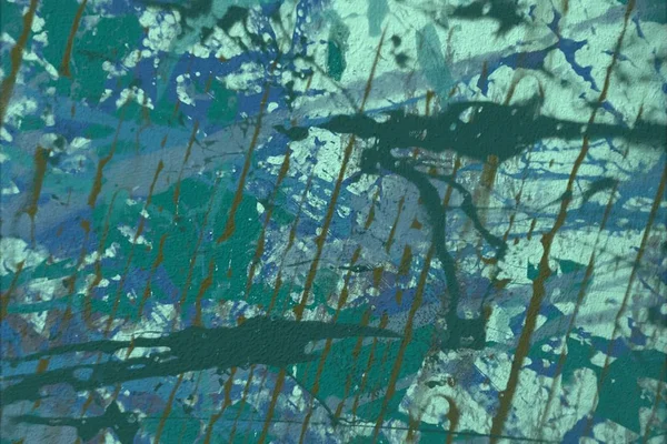 Grunge çağdaş sanat. El sanat yapılmış. renkli doku. Modern sanat. Yağlı boya darbeleri. Darbeleri. Sanatsal arka plan. Soyut resim tuval üzerine.