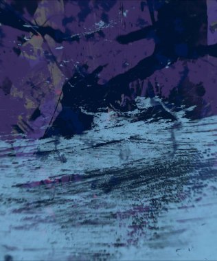 Grunge çağdaş sanat. El sanat yapılmış. renkli doku. Modern sanat. Yağlı boya darbeleri. Darbeleri. Sanatsal arka plan. Soyut resim tuval üzerine.