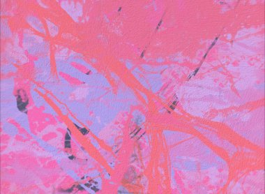 Grunge çağdaş sanat. El sanat yapılmış. renkli doku. Modern sanat. Yağlı boya darbeleri. Darbeleri. Sanatsal arka plan. Soyut resim tuval üzerine.