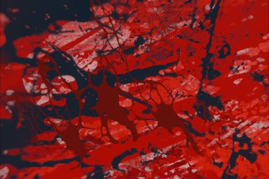 Grunge çağdaş sanat. El sanat yapılmış. renkli doku. Modern sanat. Yağlı boya darbeleri. Darbeleri. Sanatsal arka plan. Soyut resim tuval üzerine.