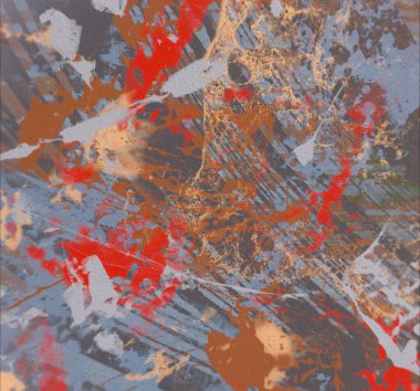 Grunge çağdaş sanat. El sanat yapılmış. renkli doku. Modern sanat. Yağlı boya darbeleri. Darbeleri. Sanatsal arka plan. Soyut resim tuval üzerine.