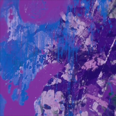 Grunge çağdaş sanat. El sanat yapılmış. renkli doku. Modern sanat. Yağlı boya darbeleri. Darbeleri. Sanatsal arka plan. Soyut resim tuval üzerine.