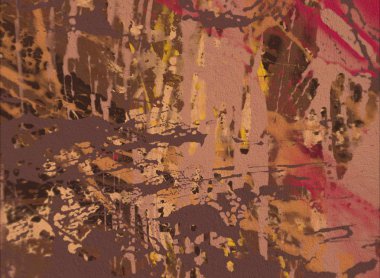 Grunge çağdaş sanat. El sanat yapılmış. renkli doku. Modern sanat. Yağlı boya darbeleri. Darbeleri. Sanatsal arka plan. Soyut resim tuval üzerine.
